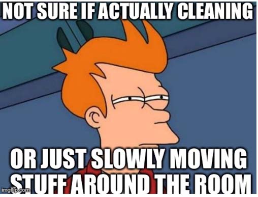 Five Cleaning Memes