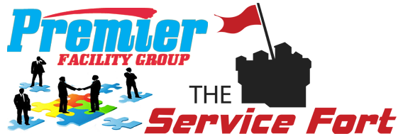 the service fort and premier facility group logo